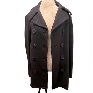 Vintage Union Made Fox Knapp wool pea coat size 38 or Xl